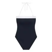 Lauren Ralph Lauren Badkläder Lrl Bel Air Modern Bandeau Mio Swim Svart