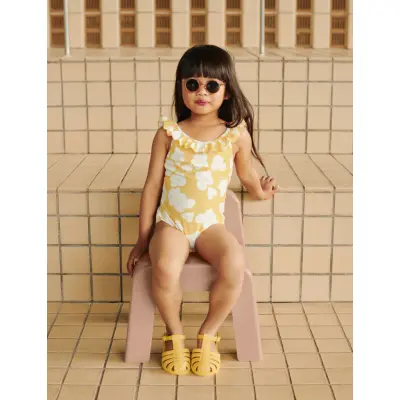 Liewood Kallie Printed Swimsuit - Yellow - 104