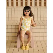 Liewood Kallie Printed Swimsuit - Yellow - 110