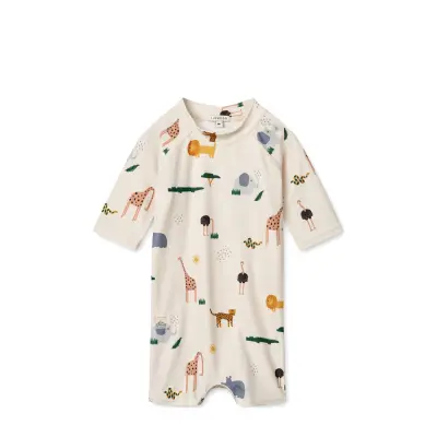 Liewood Thor Baby Swim Jumpsuit Beige
