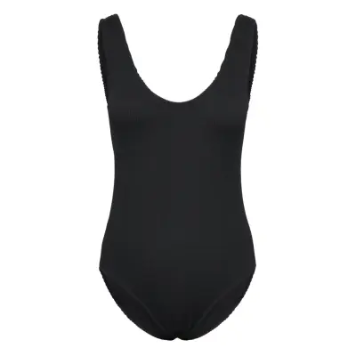 Lindex Swimsuit H Y Crepe Svart