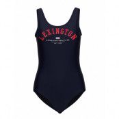 Lisa Swimsuit Baddräkt Badkläder Blå Lexington Clothing