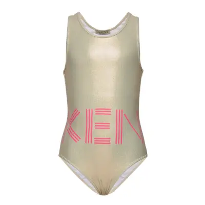 Logo Jg 21 Baddräkt Badkläder Guld Kenzo