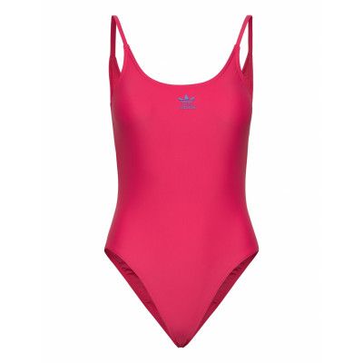 Lrg Logo Swim Baddräkt Badkläder Rosa Adidas Originals