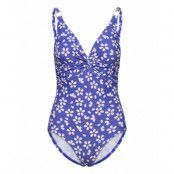 Lucca Swimsuit Baddräkt Badkläder Blue Missya