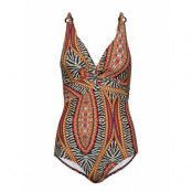 Lucca Swimsuit *Villkorat Erbjudande Baddräkt Badkläder Multi/mönstrad Missya