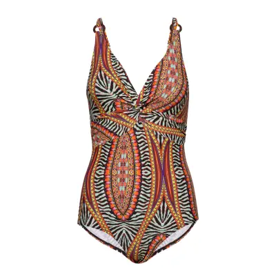 Lucca Swimsuit *Villkorat Erbjudande Baddräkt Badkläder Multi/mönstrad Missya