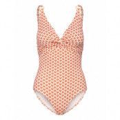 Lucca Swimsuit Baddräkt Badkläder Pink Missya