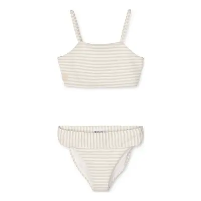 Lucette Seersucker Bikini Set Baddräkt Badkläder White Liewood