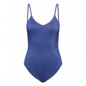 Lyx Bea Swimsuit Baddräkt Badkläder Blue Becksöndergaard
