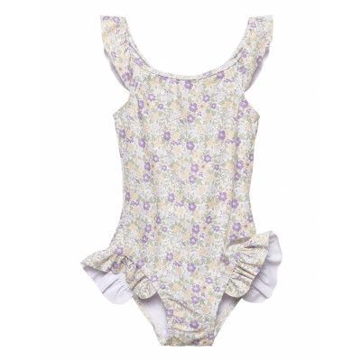 Madiken-Hc - Badedragt Baddräkt Badkläder Lila Hust & Claire