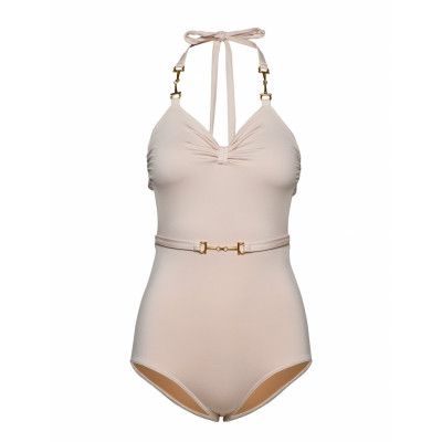 Magnolia Swimsuit Baddräkt Badkläder Creme Ida Sjöstedt