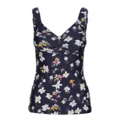 Malaga, Kanters Tankini Tankini Baddräkt Blå Abecita