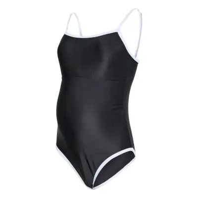 Mamalicious Mlblair Contrast Hc Swimsuit Svart