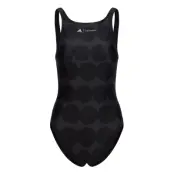 Marimekko RäSymatto Swimsuit W Baddräkt Badkläder Svart Adidas Performance