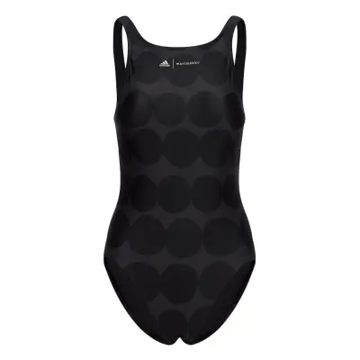 Marimekko RäSymatto Swimsuit W Baddräkt Badkläder Svart Adidas Performance