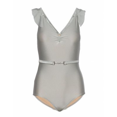 Marta Swimsuit Baddräkt Badkläder Silver Ida Sjöstedt