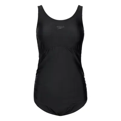 Womens Maternity Fitness 1 Piece Sport Swimsuits Svart Speedo