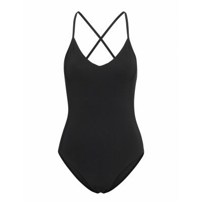 Matte Cross Back Swimsuit Baddräkt Badkläder Svart Filippa K