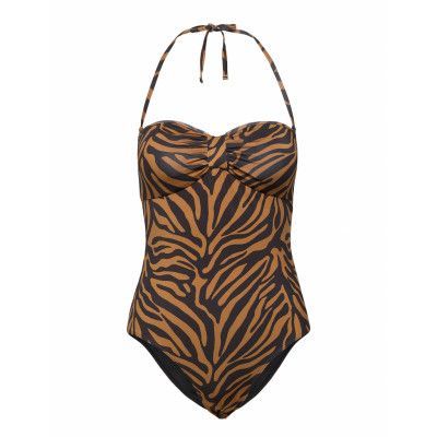 Melina Swimsuit Baddräkt Badkläder Orange Underprotection