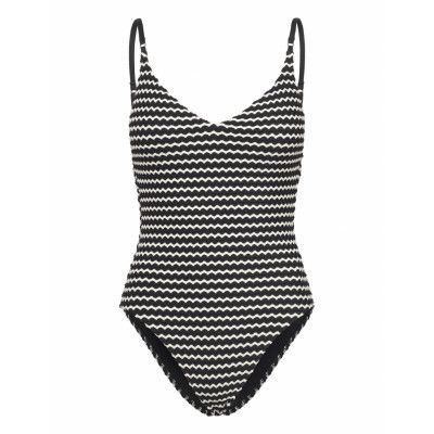 Seafolly Mesh Effect V Neck Piece Svart
