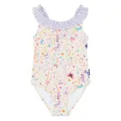 mikk-line Swimsuit Uv Aop Recycled - Multi/patterned - 74/80CM