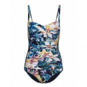 Milano Swimsuit *Villkorat Erbjudande Baddräkt Badkläder Blå Missya