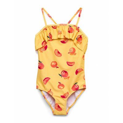 Mille Swimsuit Baddräkt Badkläder Gul Soft Gallery