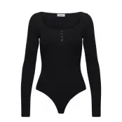 Mirren Bodystocking T-shirts & Tops Bodies Svart Modström