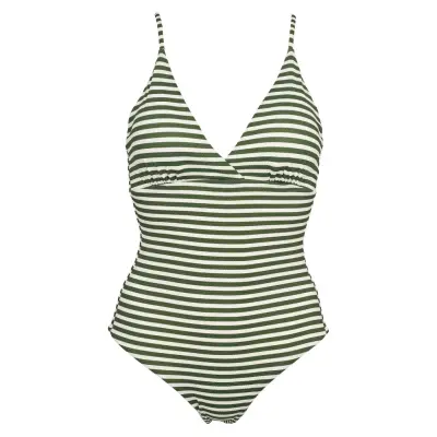 Missya Ibiza Swimsuit Jacquard - Green - 36