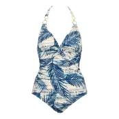 Missya Nura Swimsuit Halterneck Blå