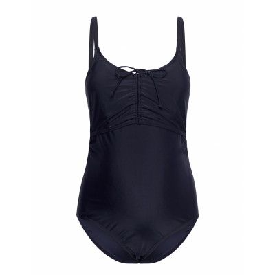 Mlhalima Swimsuit 2F Baddräkt Badkläder Svart Mamalicious