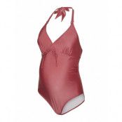 Mamalicious Mlmolly Halter Padded Swimsuit 2F Rosa