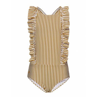 Moa Swimsuit Seersucker Baddräkt Badkläder Liewood