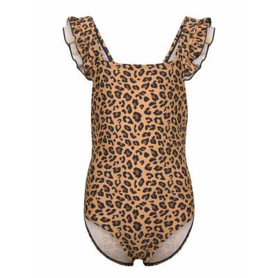 Monroe Swimsuit Baddräkt Badkläder Brun Lindberg Sweden