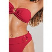 NA-KD Bikinitrosor med bälte - Red