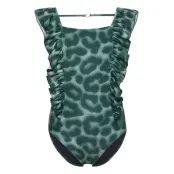 Nathalie Baddräkt Badkläder Green Molo