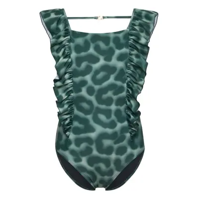 Nathalie Baddräkt Badkläder Green Molo