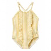 Lil'Atelier Nbffarrow Swimsuit Lil Gul