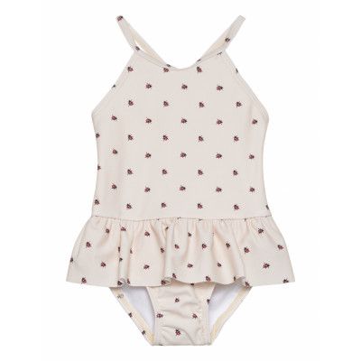 Nbfhelga Swimsuit Lil Baddräkt Badkläder Grey Lil'Atelier