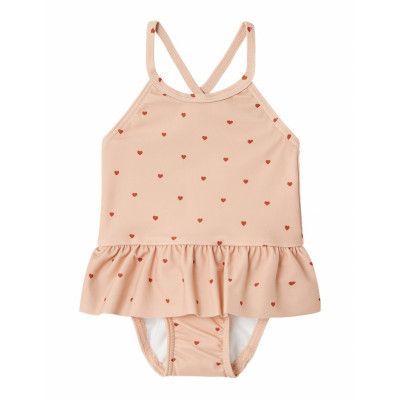 Nbfhelga Swimsuit Lil Baddräkt Badkläder Pink Lil'Atelier