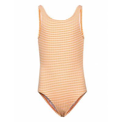 Nika Baddräkt Badkläder Orange Molo