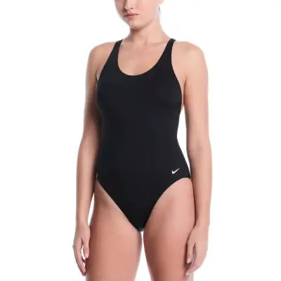 NIKE SWIM Nike Essential Scoop Neck One Piece - Black - XS