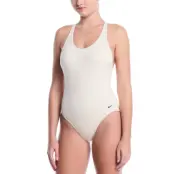 NIKE SWIM Nike Essential Scoop Neck One Piece - Cream - L