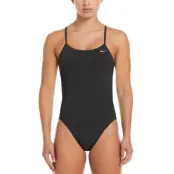 NIKE SWIM Nike Hydrastrong Solid Cutout One Piece - Black - 40