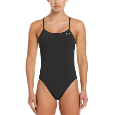 NIKE SWIM Nike Hydrastrong Solid Cutout One Piece - Black - 40