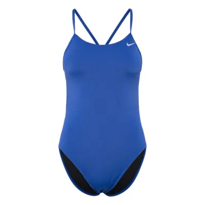 NIKE SWIM Nike Hydrastrong Solid Cutout One Piece - Blue - 32