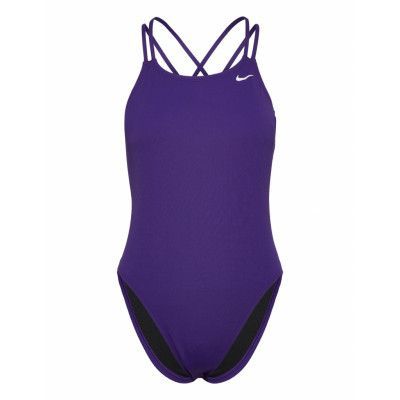 Nike W Spiderback Piece *Villkorat Erbjudande Baddräkt Badkläder Lila NIKE SWIM