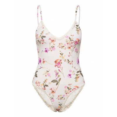 Nila Swimsuit Baddräkt Badkläder Vit By Malina