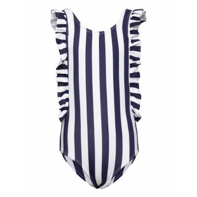 Nkfzanne Swimsuit Baddräkt Badkläder Blå Name It